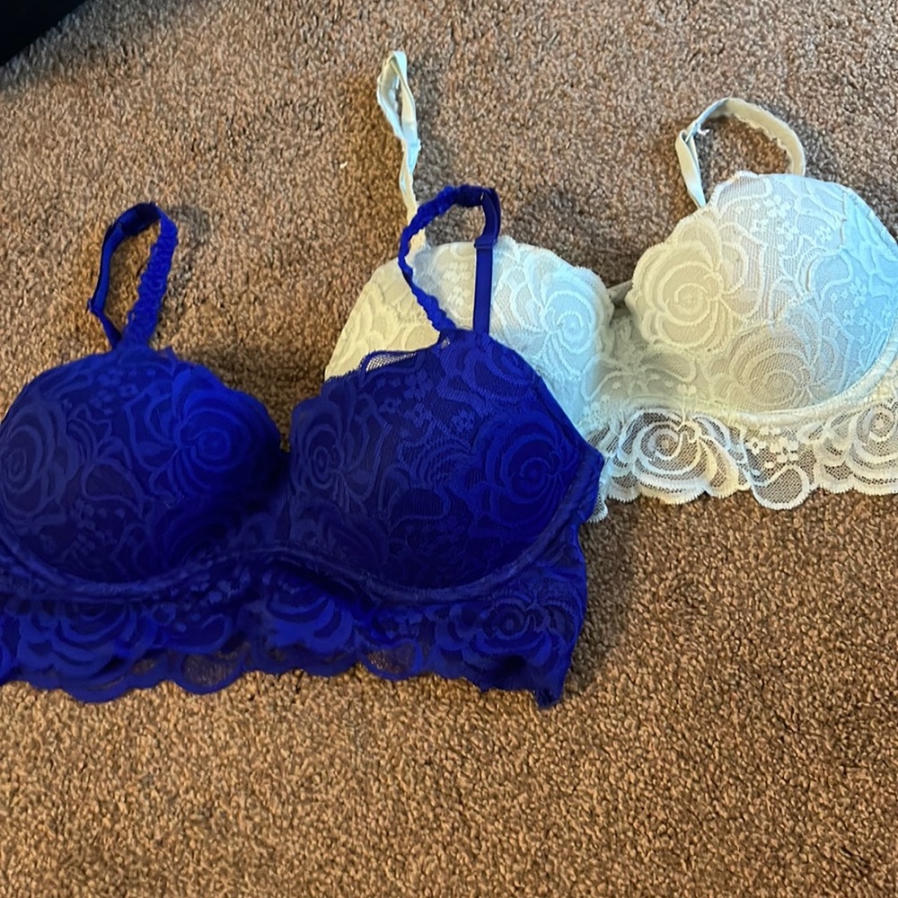 Bundle Victoria Secret Pink Lace Bralettes